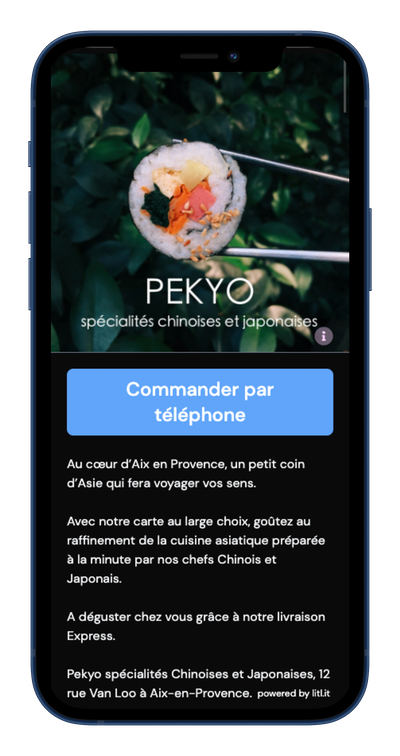 Pekyo, livraison de sushi a Aix en Provence