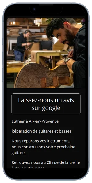 litl.it minisite pour luthier