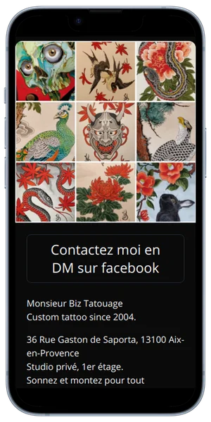 litl.it minisite pour monsieurbiztattoo